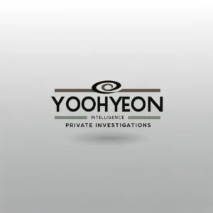DALL·E 2024 02 07 02.47.24 Create a simple and professional logo for YooHyeon intelligence Private investigations influenced by the style of the Constellis logo. The logo sho